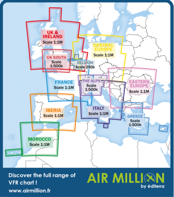 Mapy Europy AirMillion, fot. dlapilota