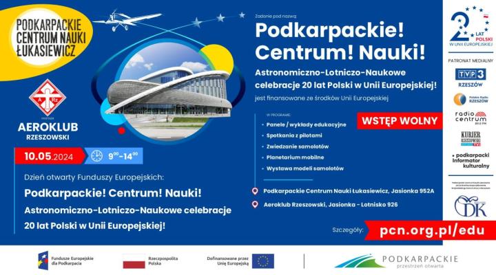 Dzień Otwarty w Aeroklubie Rzeszowskim i Podkarpackim Centrum Nauki (fot. Aeroklub Rzeszowski)