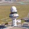 Wieża kontroli lotów na Lotnisku Chopina - widok z góry (fot. PAŻP)