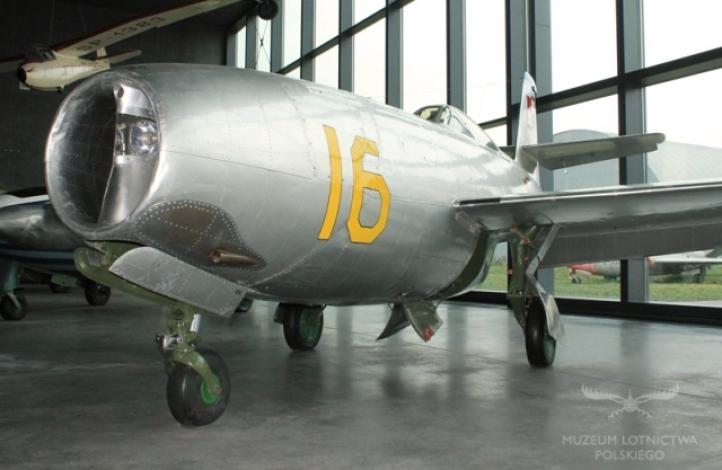 Jak-23 w Muzeum Lotnictwa Polskiego (fot. Muzeum Lotnictwa Polskiego)