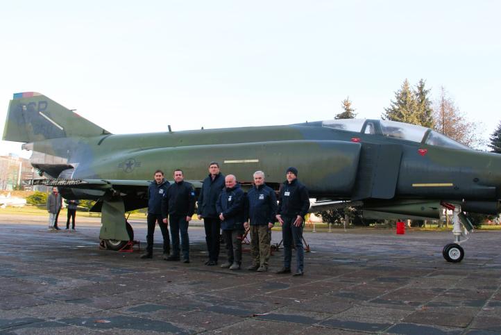 F-4E Phantom - nowy eksponat w Muzeum Lotnictwa Polskiego w Krakowie (fot. muzeumlotnictwa.pl)4
