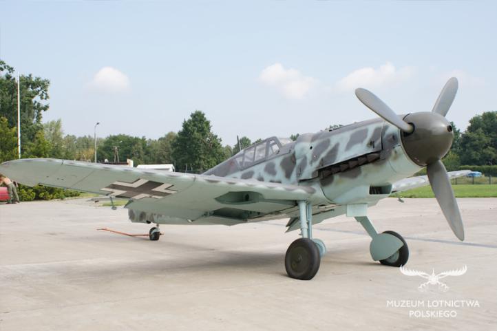 Messerschmitt Bf 109 w Muzeum Lotnictwa Polskiego w Krakowie (fot. muzeumlotnictwa.pl)2