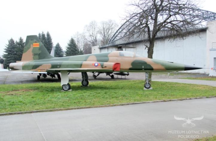 Northrop F-5E Tiger II w Muzeum Lotnictwa Polskiego (fot. muzeumlotnictwa.pl)