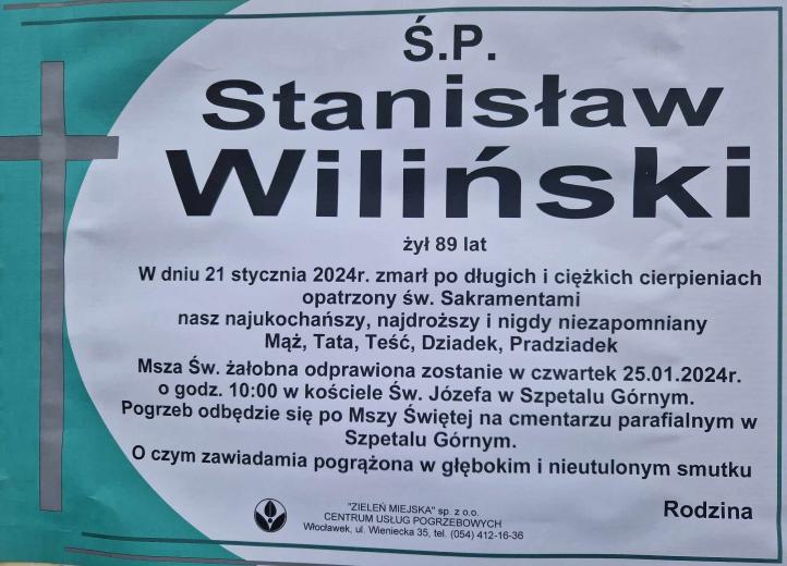 Stanisław Wiliński - nekrolog (fot. Aeroklub Włocławski)