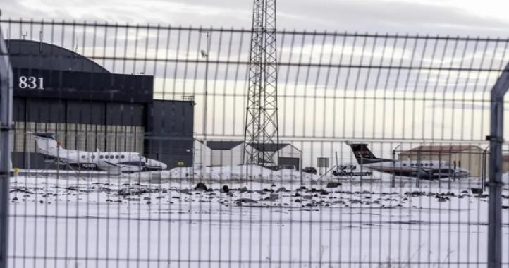 Samoloty, które brały udział w kolizji u wybrzeży Islandii. fot.ruv