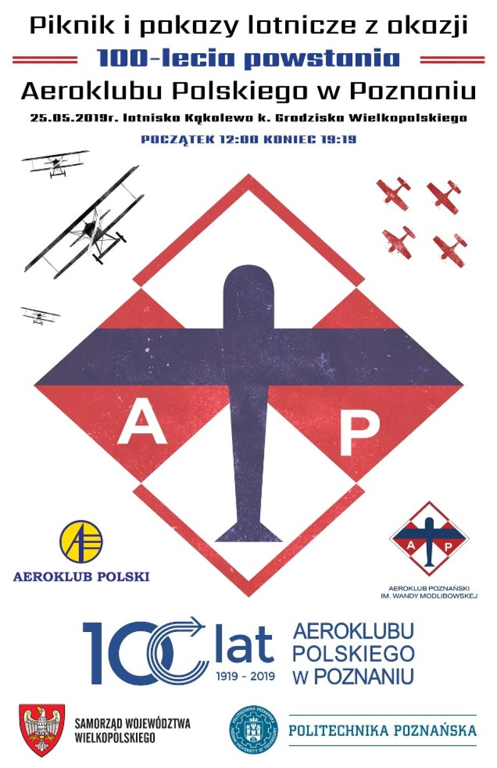 Obchody 100-lecia Aeroklubu Polskiego w Poznaniu na lotnisku w Kąkolewie (fot. Aeroklub Poznański)