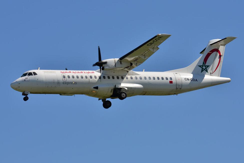 ATR-72 należący do linii Royal Air Maroc, fot. planenadpilotmag