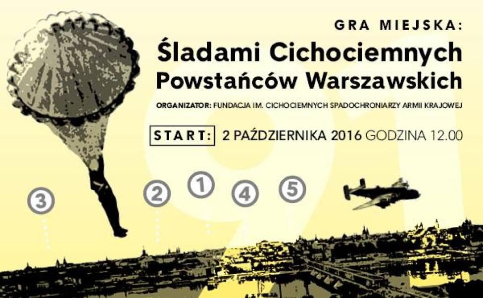 Śladami Cichociemnych Powstańców Warszawskich – Gra miejska (fot. fundacjacichociemnych.pl)