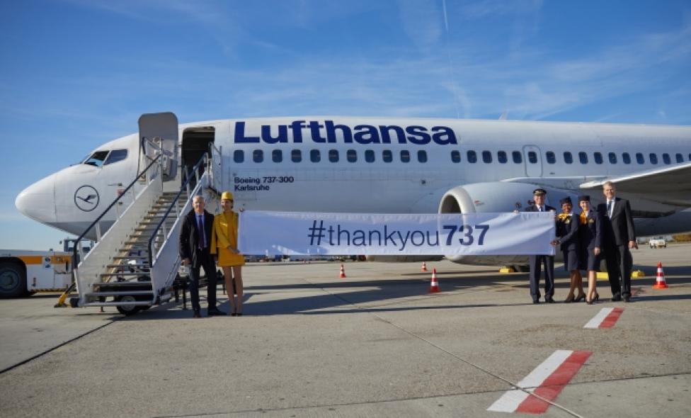 Lufthansa żegna się z flotą Boeingów 737 (fot. Lufthansa)