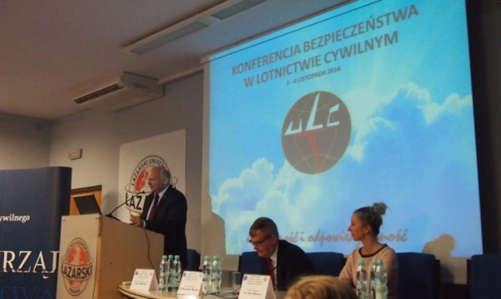 Konferencja Bezpieczeństwa w Lotnictwie Cywilnym, czyli jak latać świadomie i odpowiedzialnie - 3-4.11.2014r.
