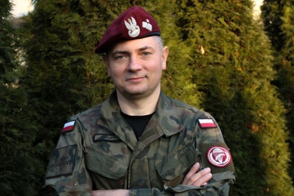 Gen. bryg. Grzegorz Hałupka, dowódca 6 Brygady Powietrznodesantowej (fot. arch. 6 BPD)