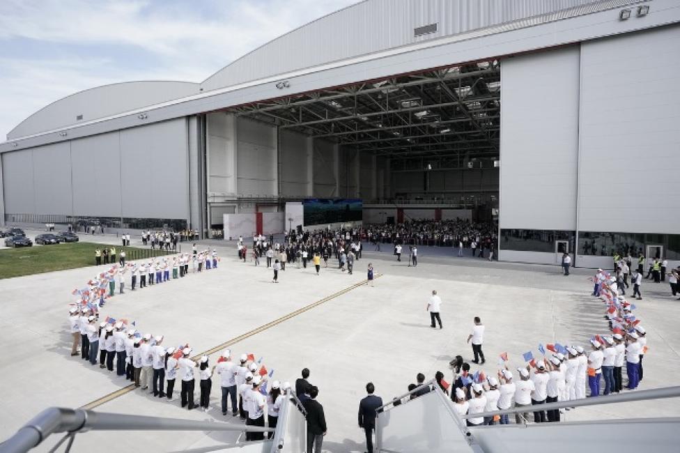 Airbus otwiera centrum wykańczania i dostaw samolotów A330 w Chinach (fot. Airbus)