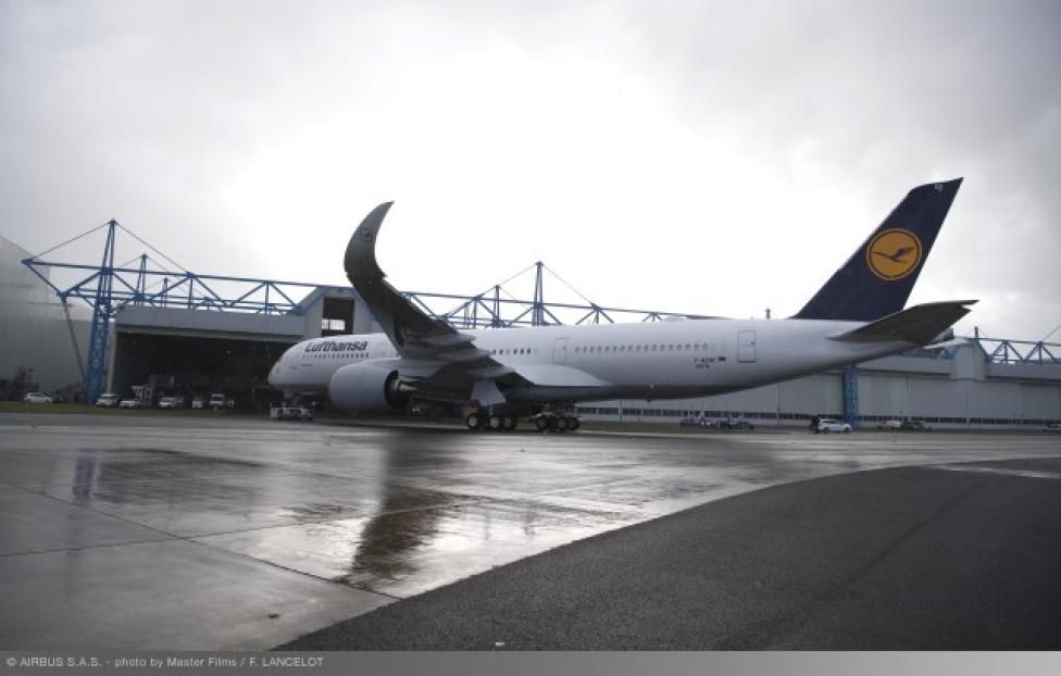 A350-900 należący do Lufthansy (fot. Airbus)