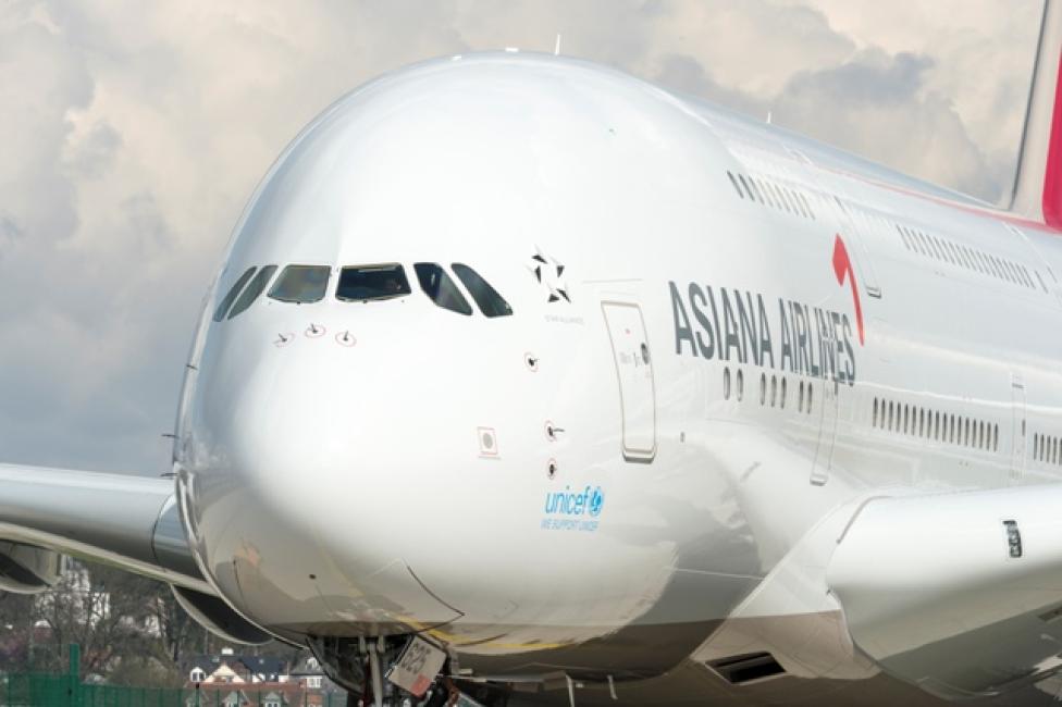 Asiana Airlines odebrały swój pierwszy samolot Airbus A380