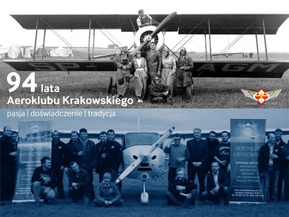Aeroklub Krakowski ma już 94 lata (fot. Narodowe Archiwum Cyfrowe / Marcin Sigmund)