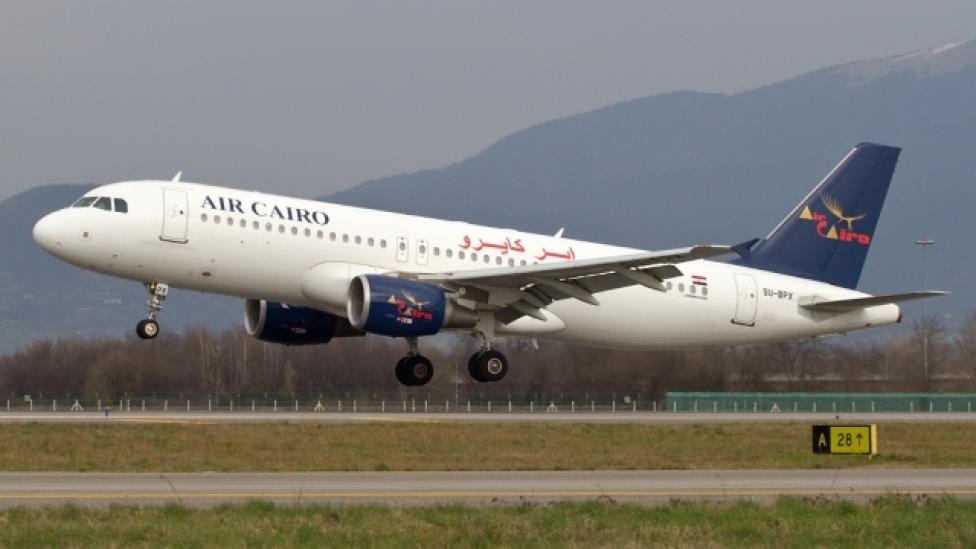 Airbus A320 należący do linii lotniczych Air Cairo (fot. Fabrizio Berni/GFDL/Wikimedia Commons)