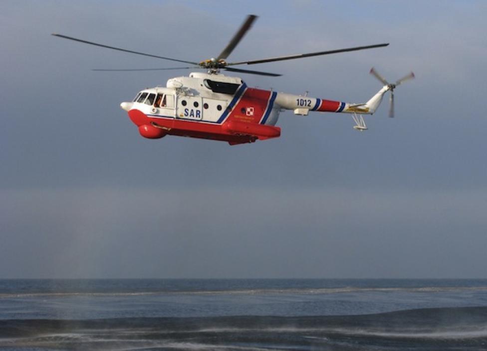 Akcja ratownicza na Bałtyku. (fot. Archiwum Marynarki Wojennej)