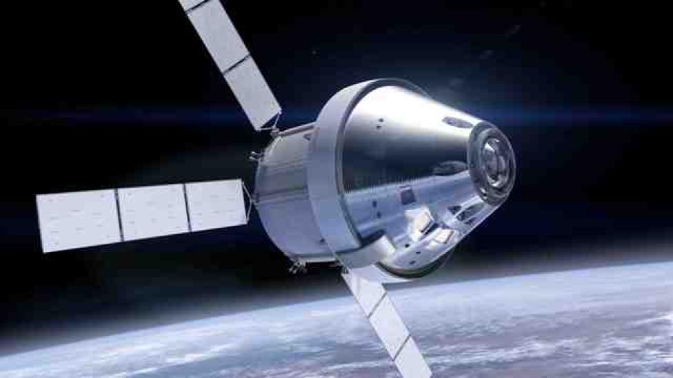 Moduł serwisowy dla załogowego statku kosmicznego Orion budowanego przez NASA (fot. airbusdefenceandspace.com)