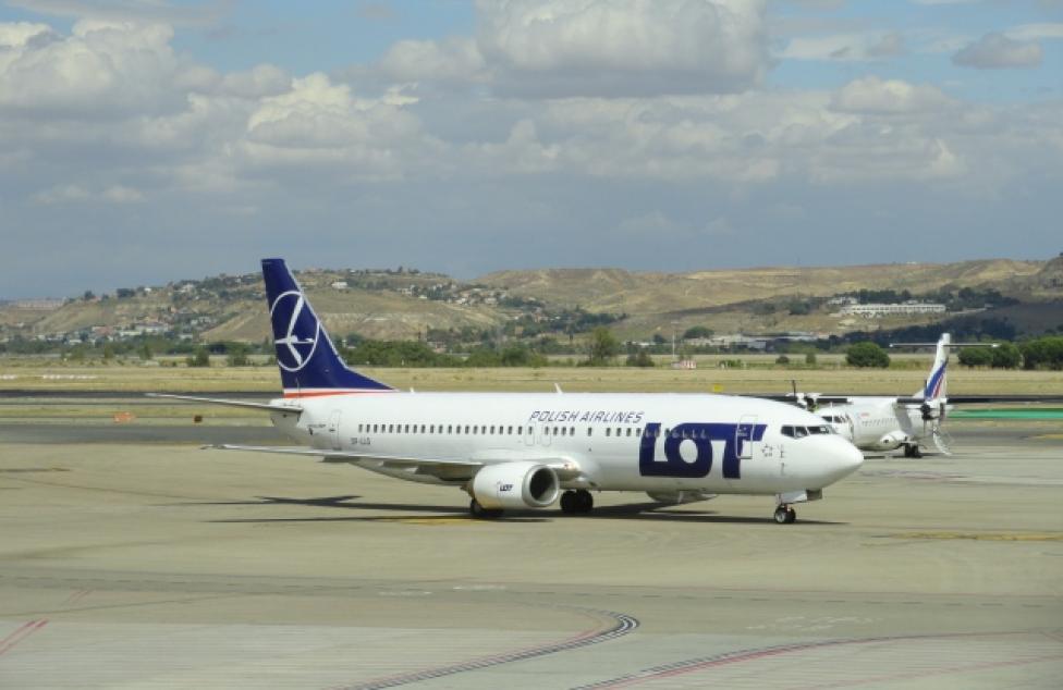 Boeing 737-400 (SP-LLG) należący do PLL LOT