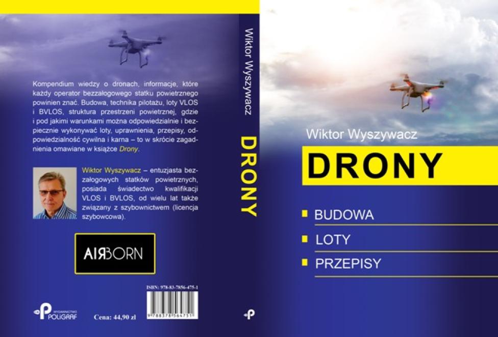 Książka "Drony – budowa, loty, przepisy"