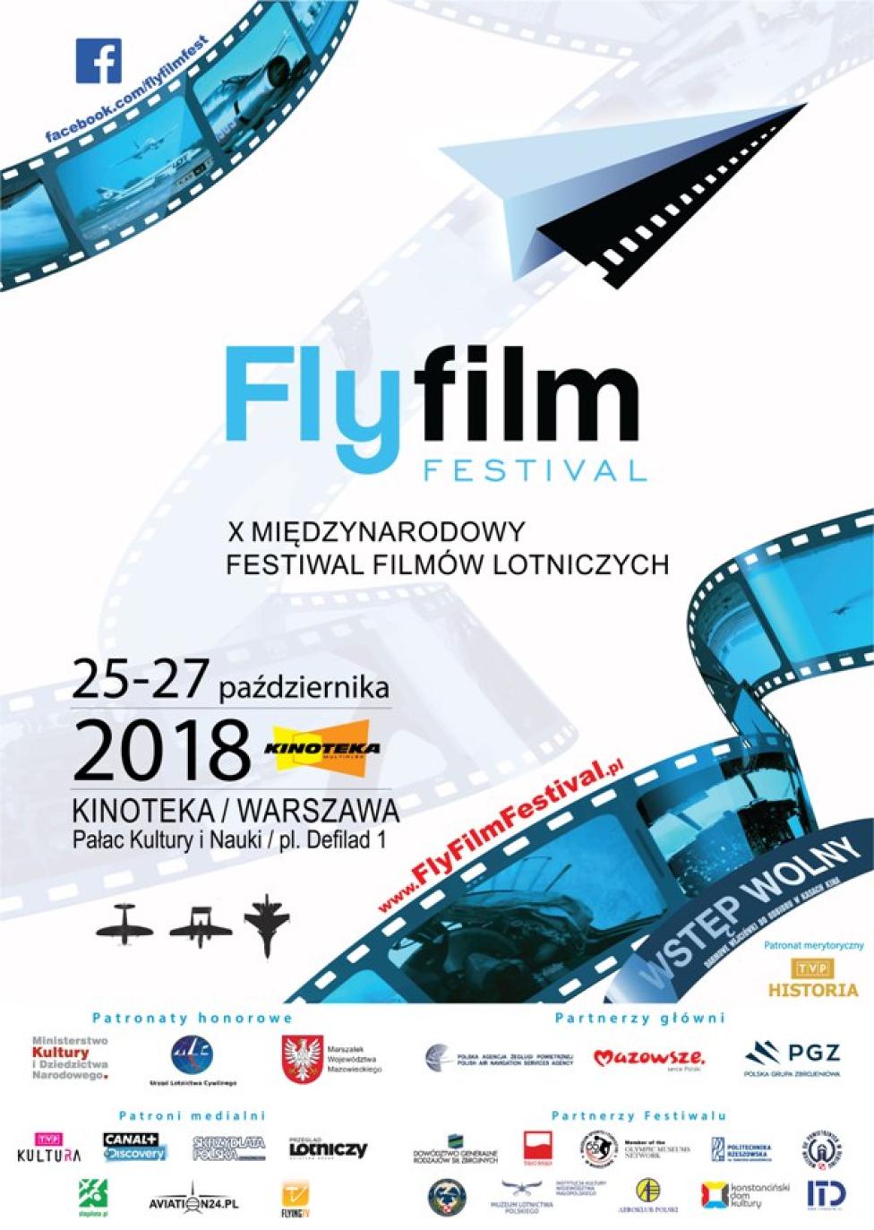 X Międzynarodowy Festiwal Filmów Lotniczych – Fly Film Festival 2018
