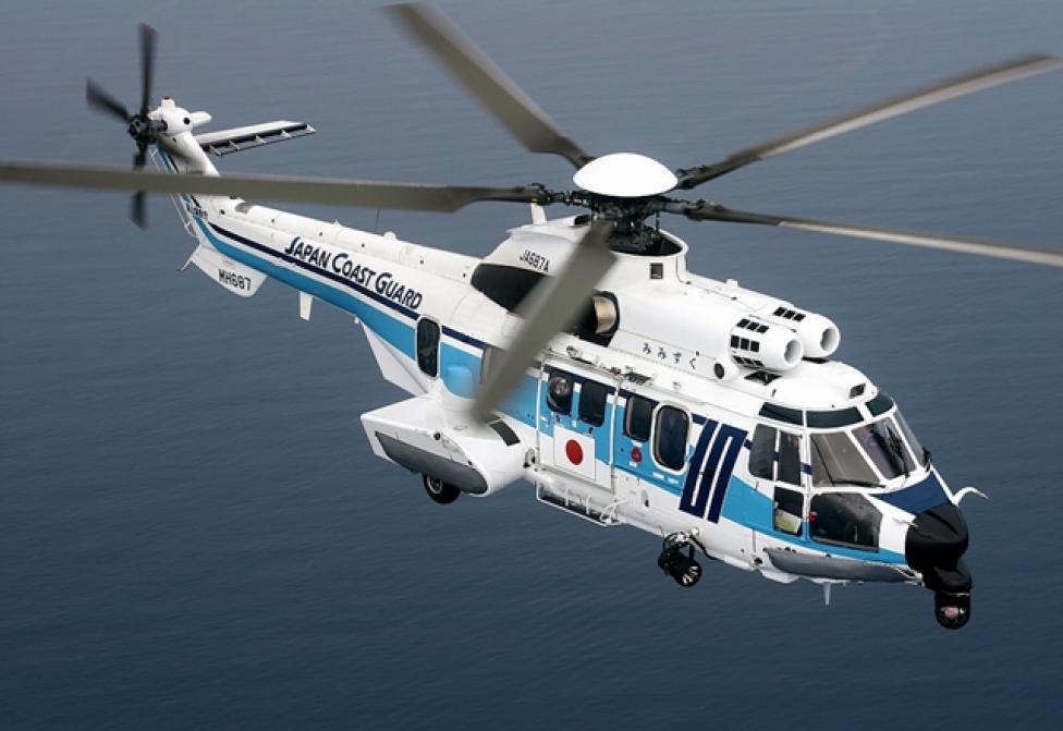 Śmigłowiec H225 Japońskiej Straży Przybrzeżnej (fot. Airbus Helicopters)