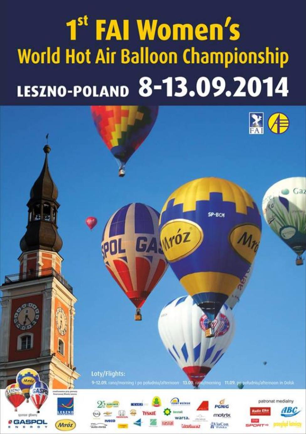Pierwsze Balonowe Mistrzostwa Świata Kobiet w Lesznie