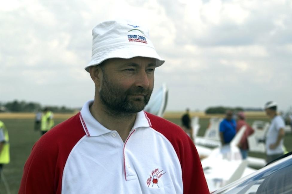 Jacek Dankowski podczas Szybowcowych Mistrzostw Europy, Francja 2007