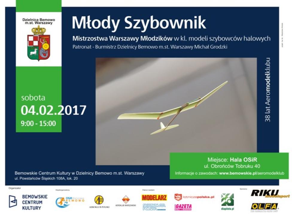 "Młody Szybownik" – Mistrzostwa Warszawy modeli szybowców halowych (fot. bemowskie.pl)