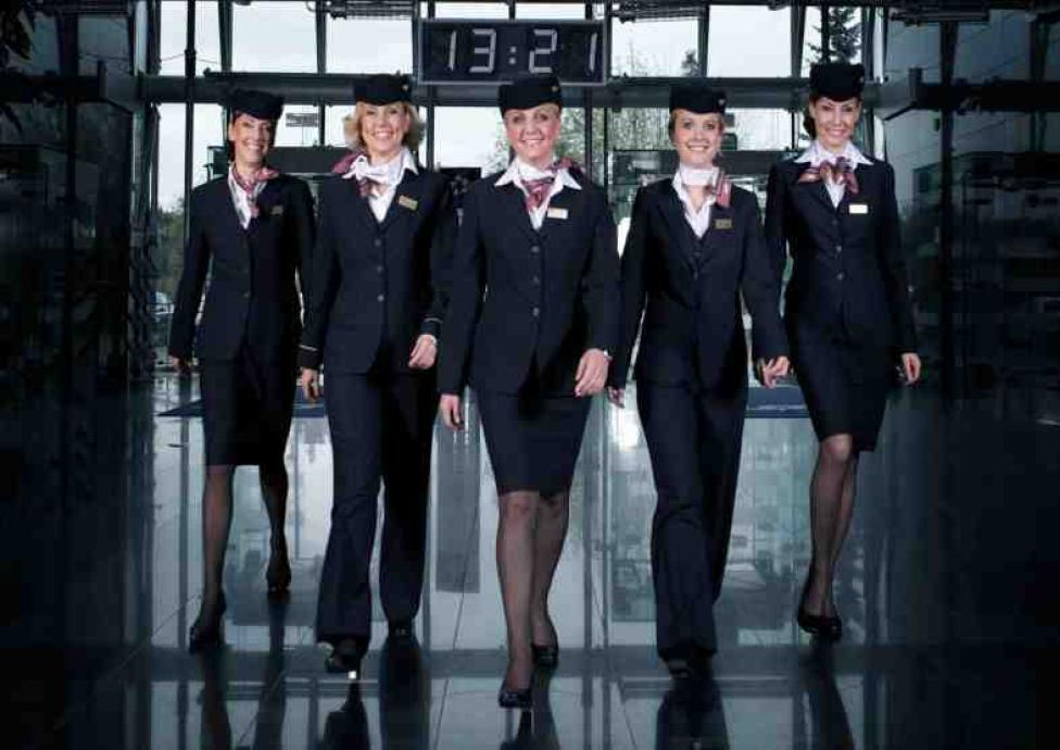 Stewardesy linii lotniczej LOT