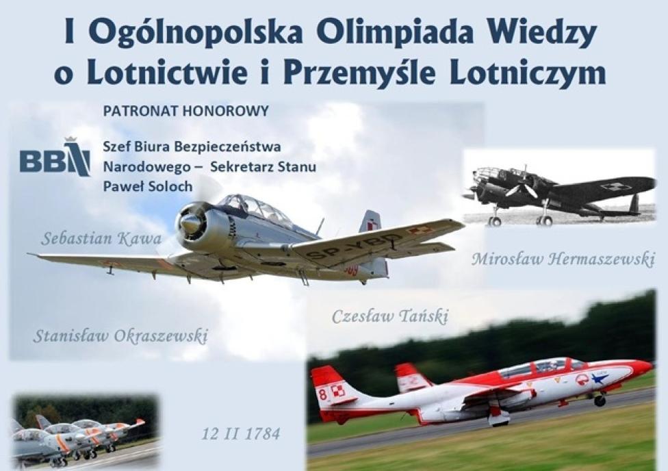 I Ogólnopolska Olimpiada Wiedzy o Lotnictwie i Przemyśle Lotniczym (fot. interwizja.edu.pl)