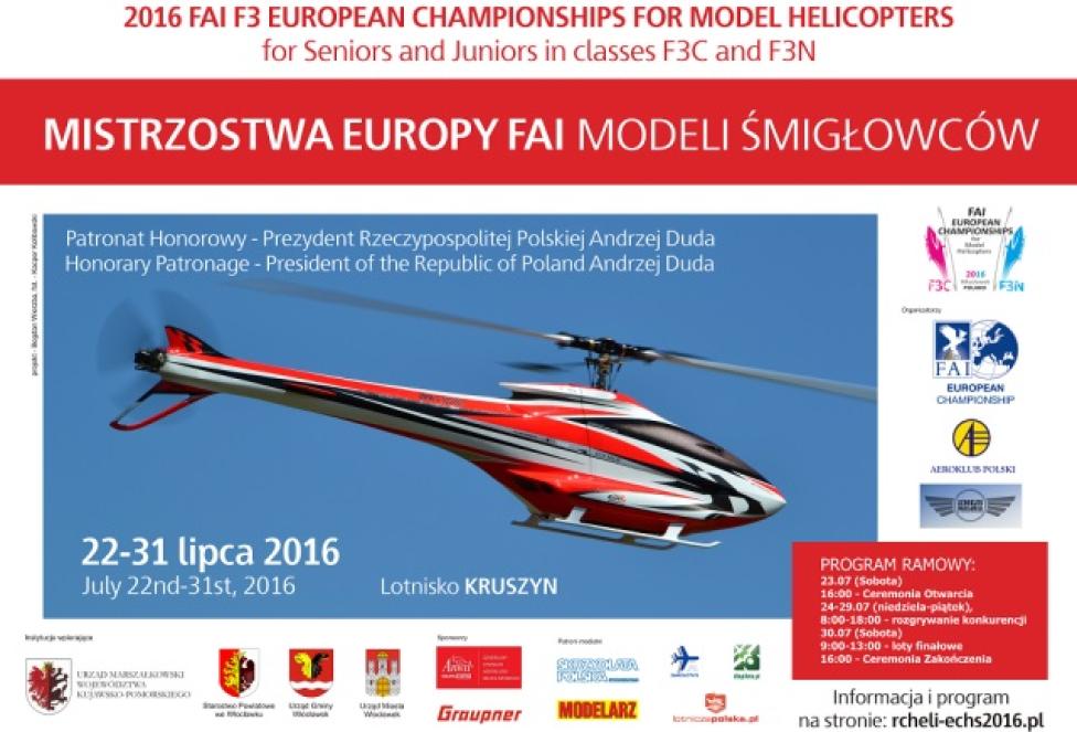 Mistrzostwa Europy FAI Modeli Śmigłowców we Włocławku (fot. Aeroklub Włocławski)