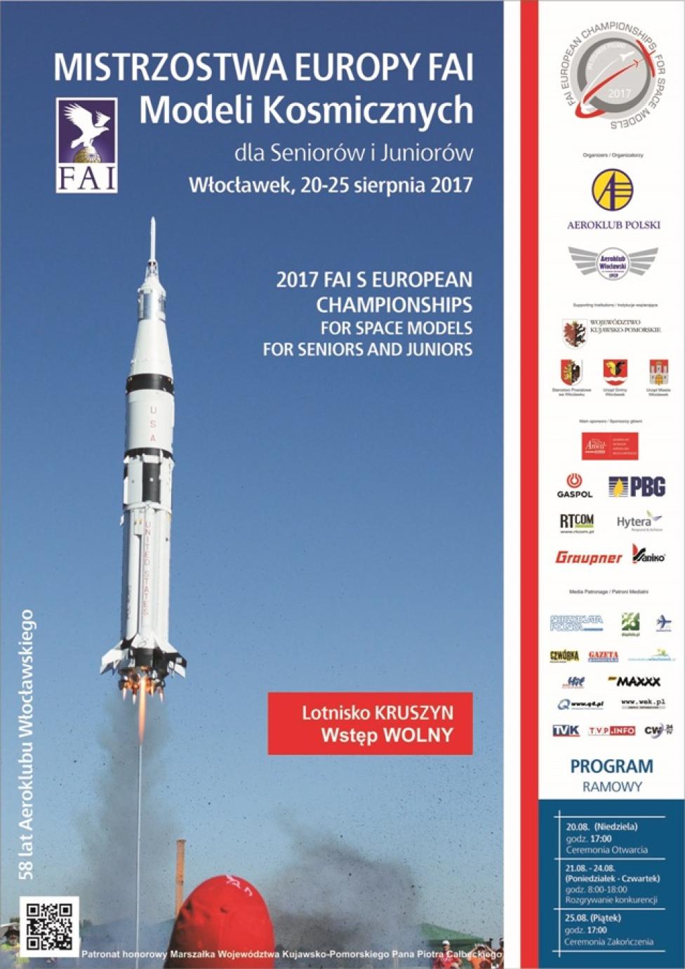 Mistrzostwa Europy FAI Modeli Kosmicznych 2017 we Włocławku