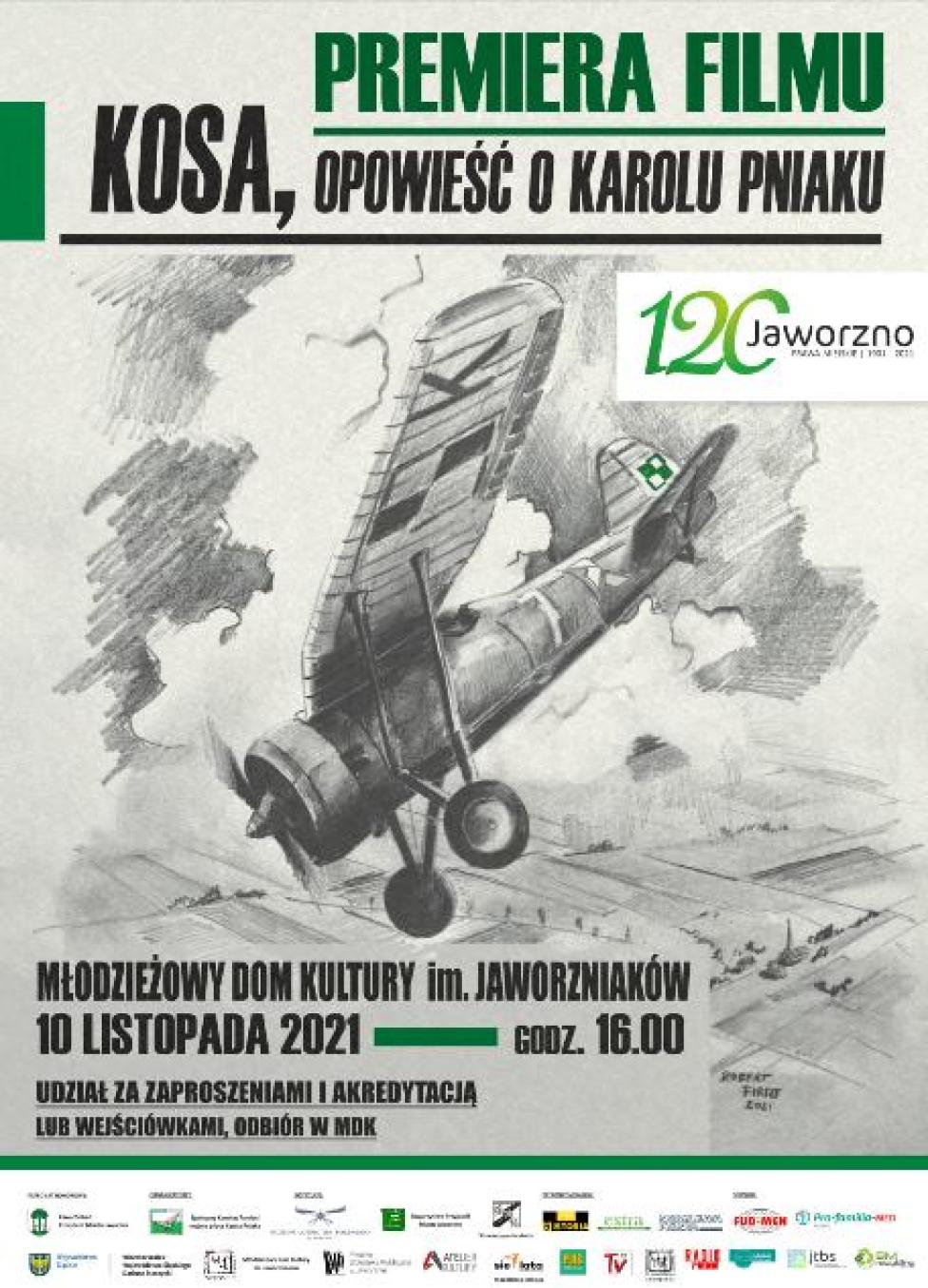Premiera filmu "KOSA, opowieść o Karolu Pniaku" (fot. Muzeum Lotnictwa Polskiego w Krakowie)