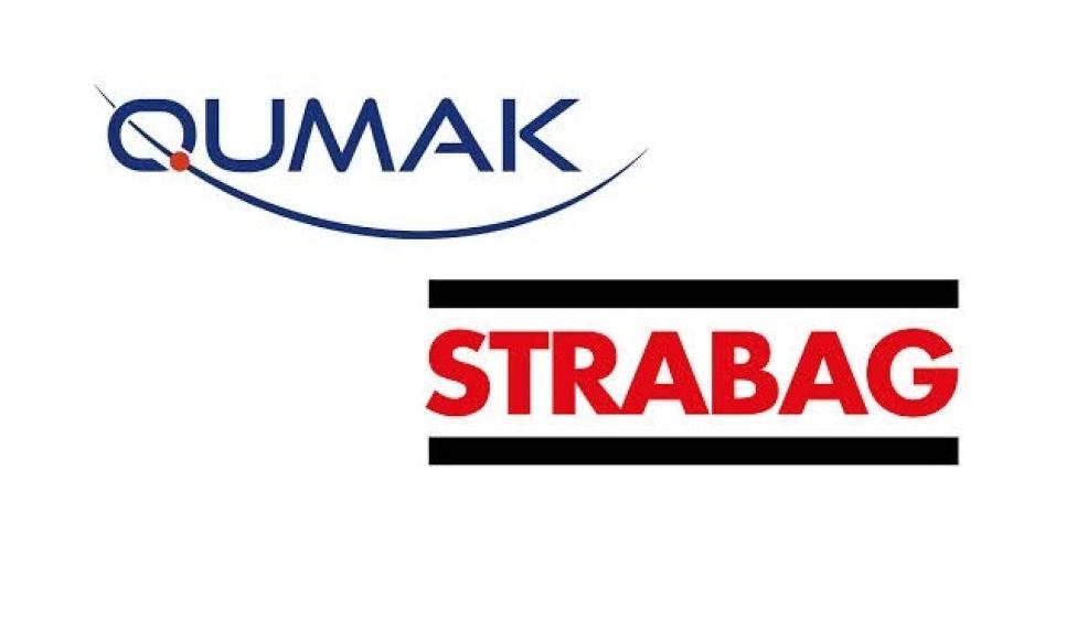 Firmy Qumak i Strabag - logo