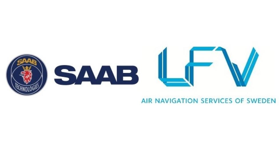 SAAB i LFV - logo
