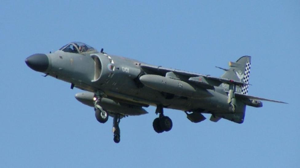 Sea Harrier (fot. Andrew P Clarke (praca własna)/CC BY-SA 2.5/Wikimedia Commons)