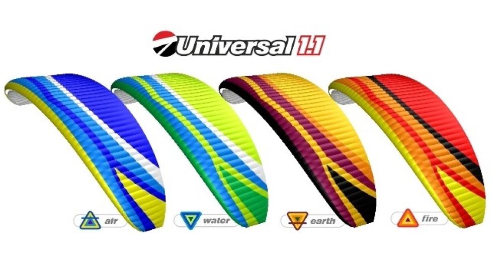 Universal 1.1 – kolorystyka w palecie czterech żywiołów