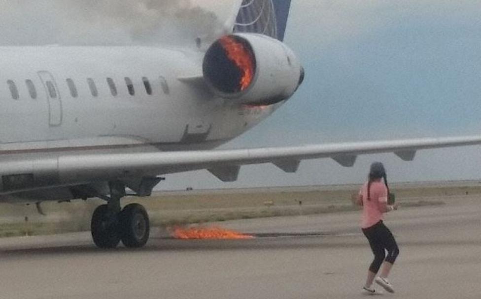 Pożar silnika w CRJ700