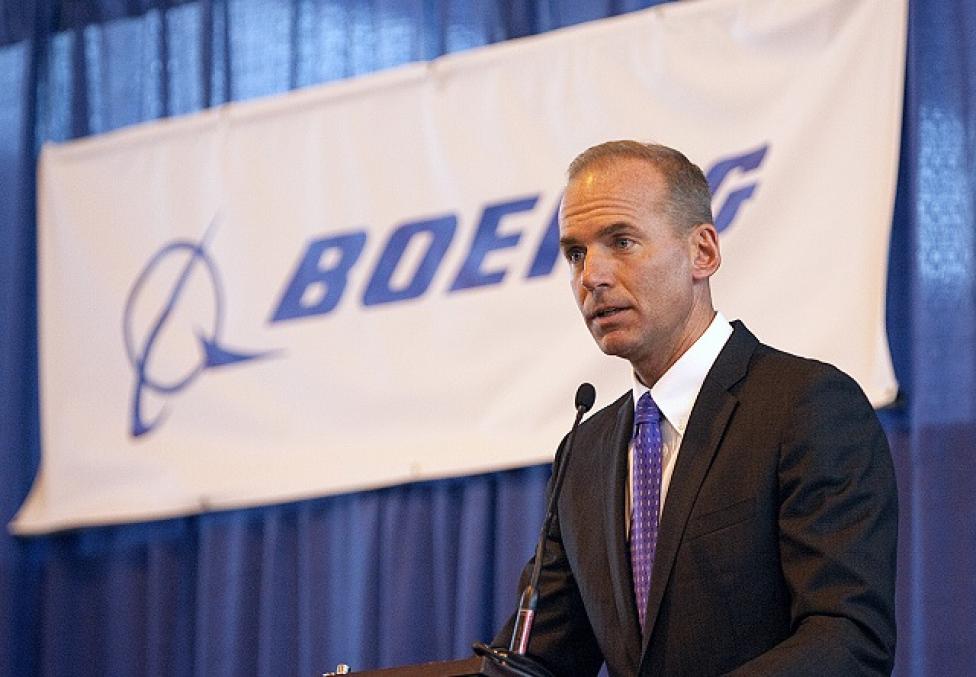Prezes Boeinga Dennis Muilenburg, fot. Japan Times