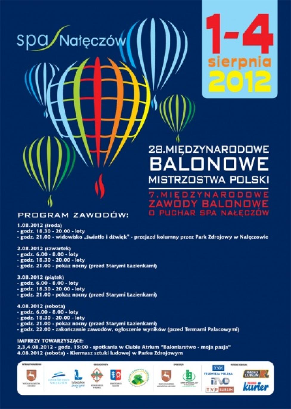 Balonowe Mistrzostwa Polski, Nałęczów 2012 (plakat)