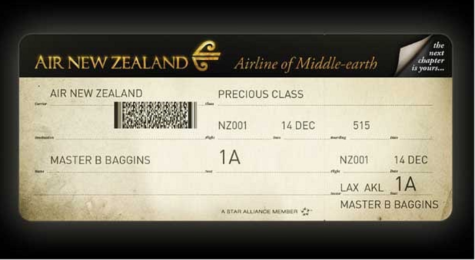 Hobbit Air New Zeland