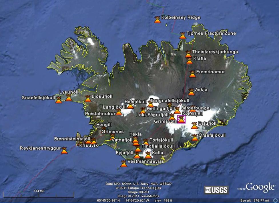 Wulkany na Islandii