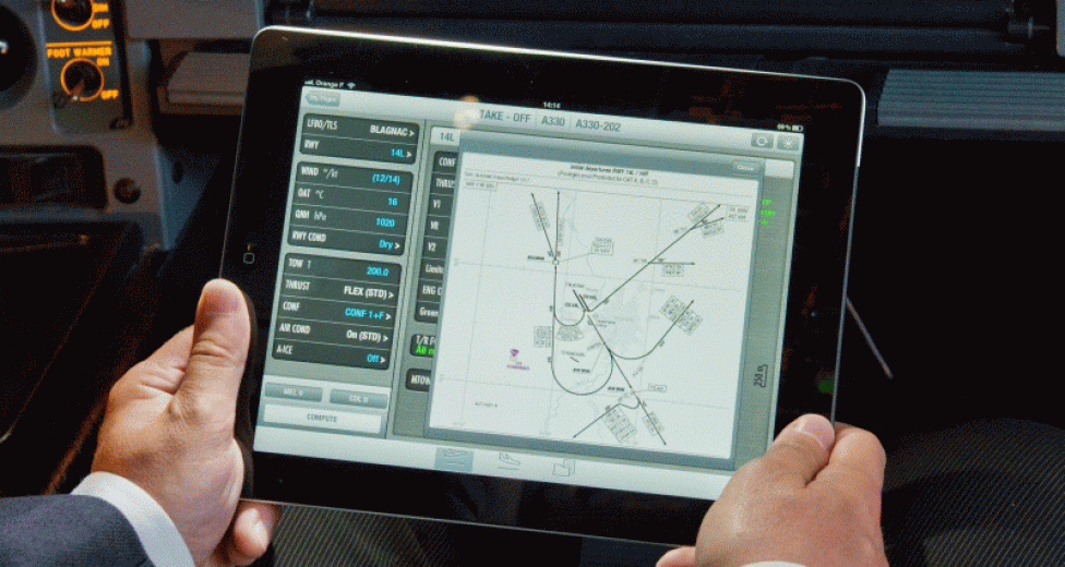 Airbus oferuje rozwiązanie Electronic Flight Bag na iPada