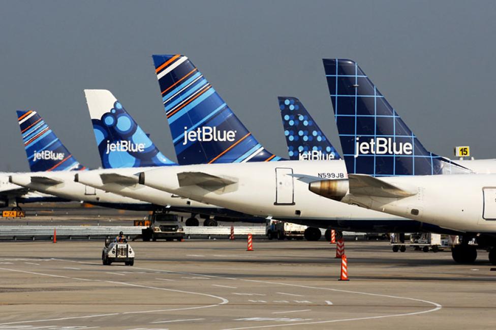 Flota samolotów należąca do linii Jet Blue