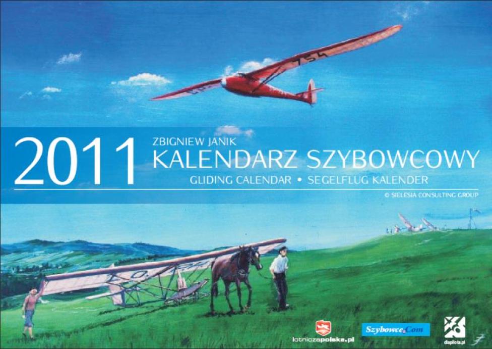 Kalendarz szybowcowy na rok 2011 (okładka)