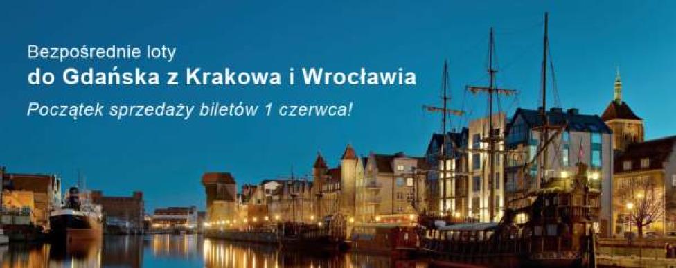 Loty Wrocław-Gdańsk, Kraków-Gdańsk (eurolot)