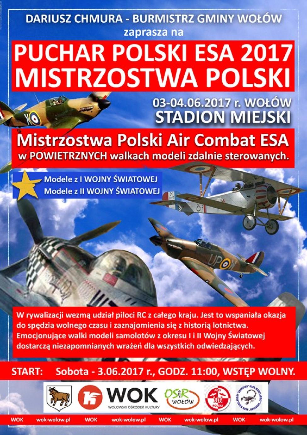 Mistrzostwa Polski Air Combat ESA 2017 w Wołowie (fot. skorpion.wok-wolow.pl)