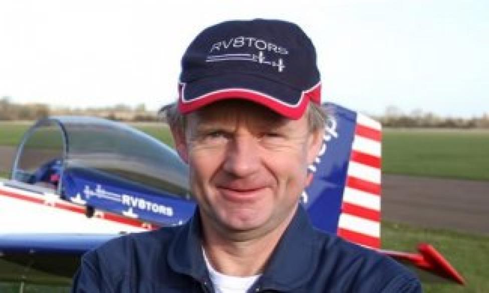 Andy Hill, pilot Hawker Huntera, który rozbił się w Shoreham