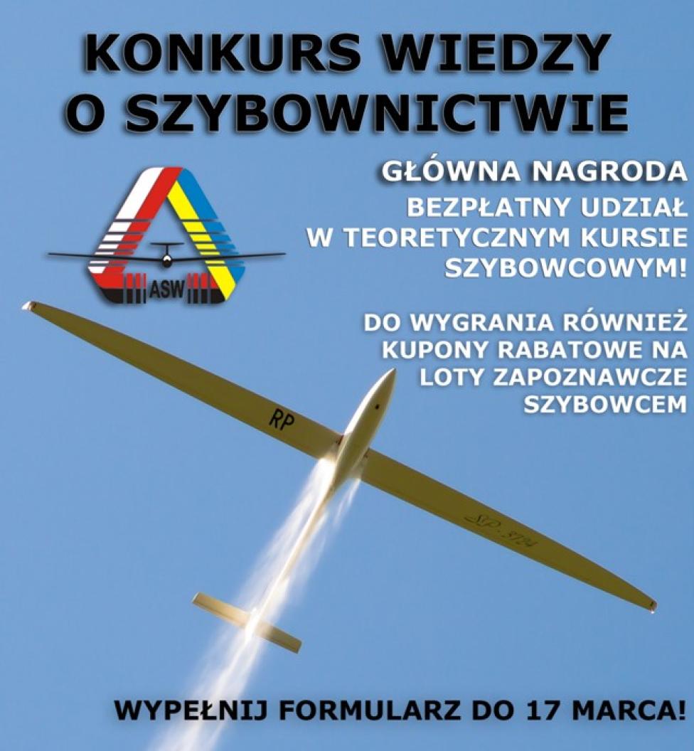Konkurs Wiedzy o Szybownictwie (fot. aeroklubstalowowlski.pl)